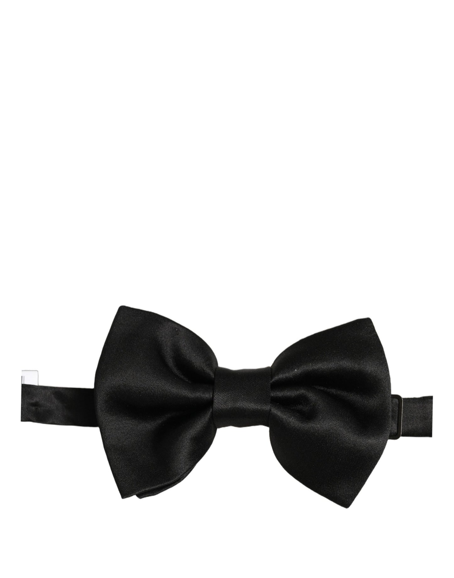 Dolce & Gabbana Men Black 100% Silk Adjustable Neck Papillon Bow Tie