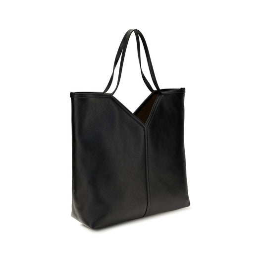 Saint Laurent Black Calf Leather Bos Taurus Shoulder Bag