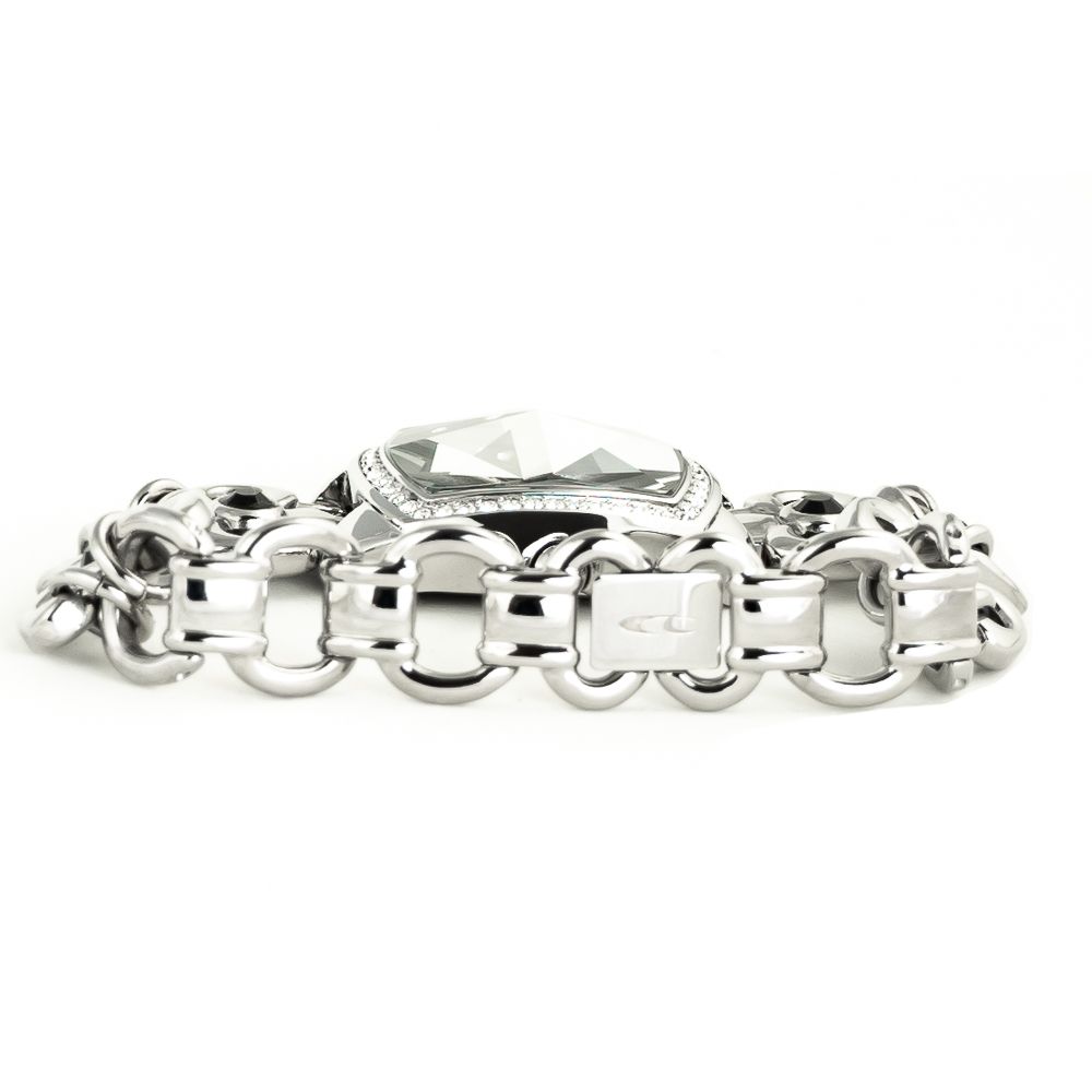 Chronotech Silver Stainless Steel Dress Watch