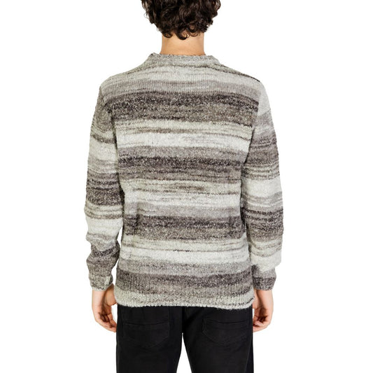 Gianni Lupo Gray Polyacrylic Sweatshirt