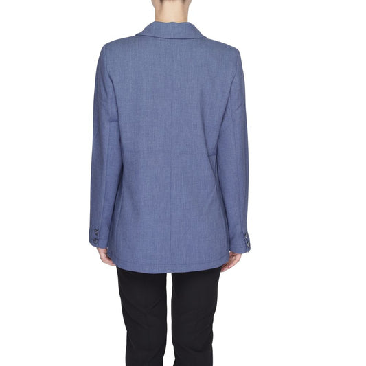 Street One Blue Polyester Blazer