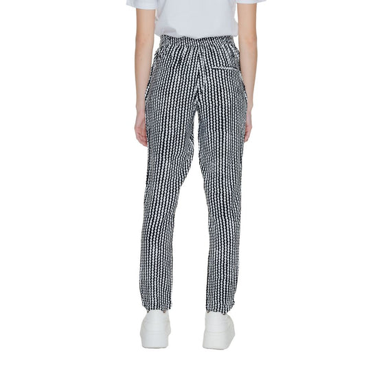 Only Black Viscose Casual Pants