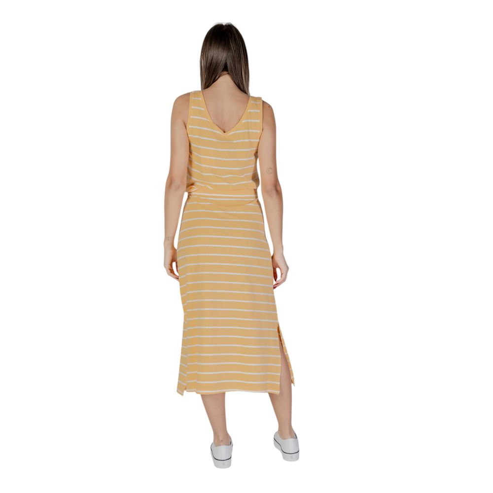 B.Young Bicolor Cotton Long Dress
