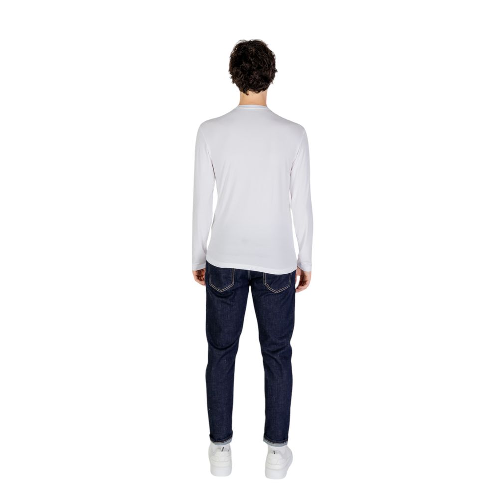 Emporio Armani Underwear White Modal Long Sleeve T-Shirt