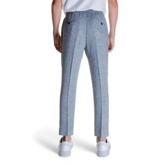 Antony Morato Black Linen Casual Pants