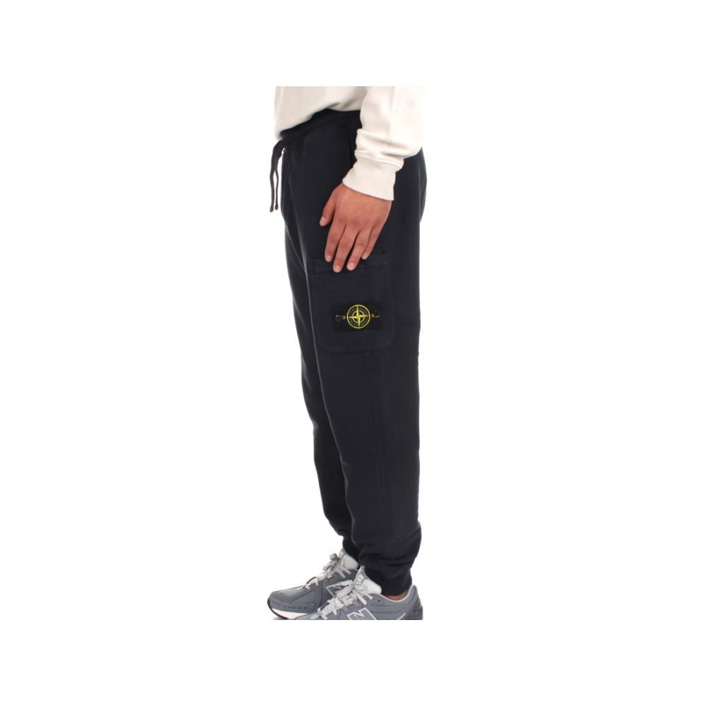 Stone Island Blue Cotton Men's Tracksuit Pant