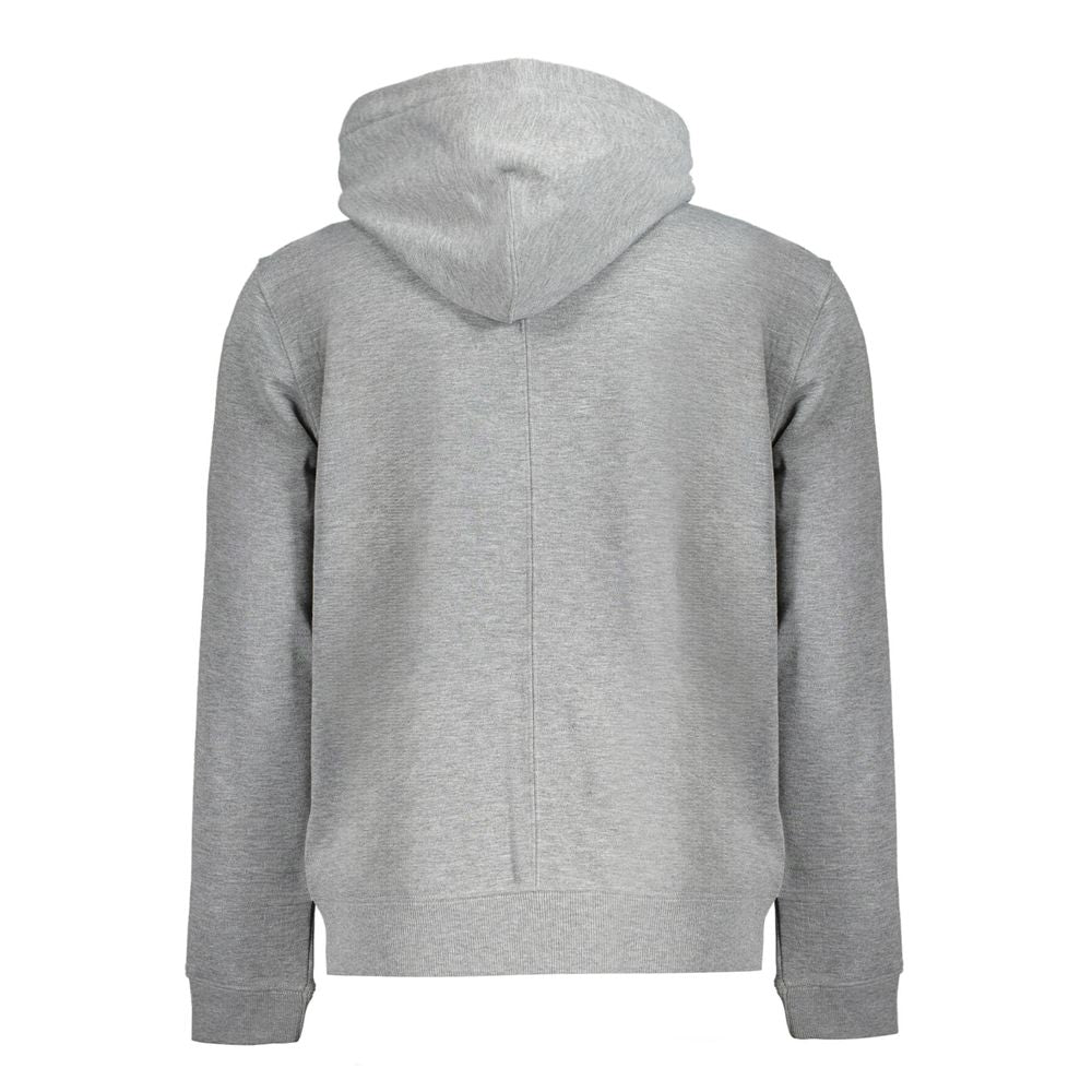 Calvin Klein Grigio Polyester Men Hoodie