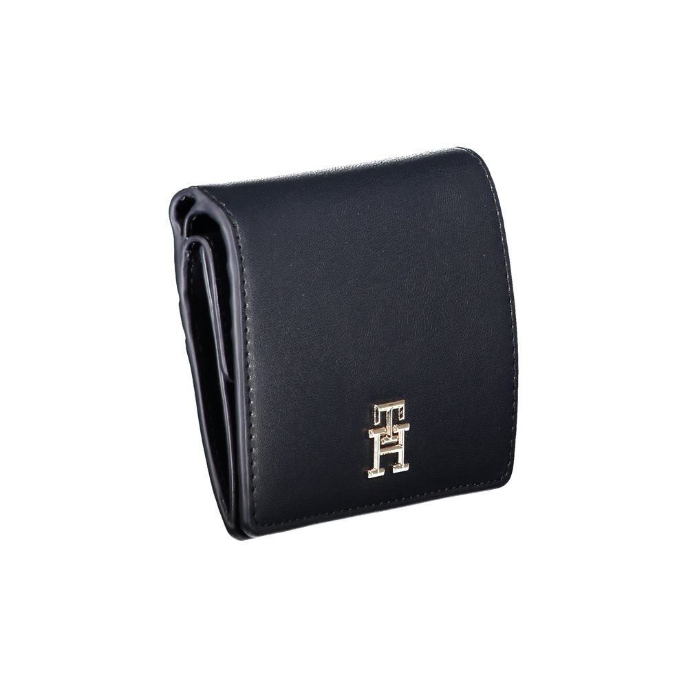 Tommy Hilfiger Blue Polyurethane Women Wallet