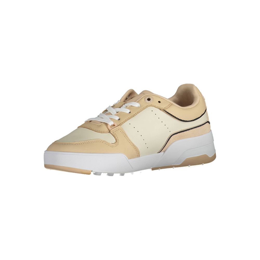 Tommy Hilfiger Beige Polyester Women Sneaker