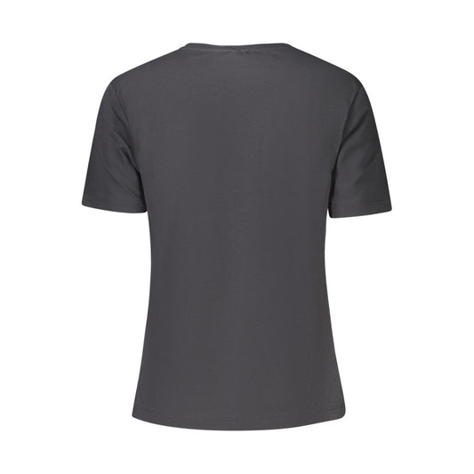 North Sails Black Cotton Women T-Shirt