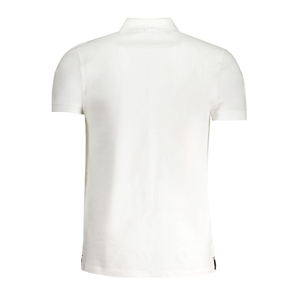 Cavalli Class "Bianco Cotton Men's Polo Shirt"