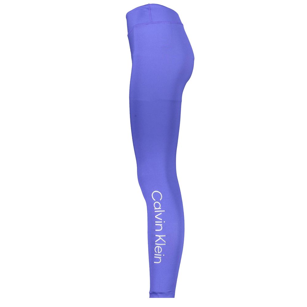 Calvin Klein Blu Poliestere Woman Legging