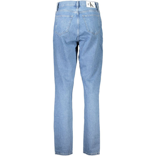 Calvin Klein Azzurro Cotton Women Jeans