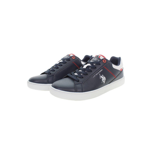 U.S. POLO ASSN. Blue Polyester Men Sneaker