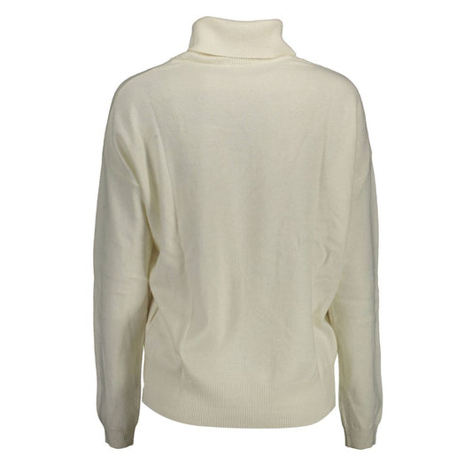 U.S. POLO ASSN. Bianco Viscose Women's Sweater
