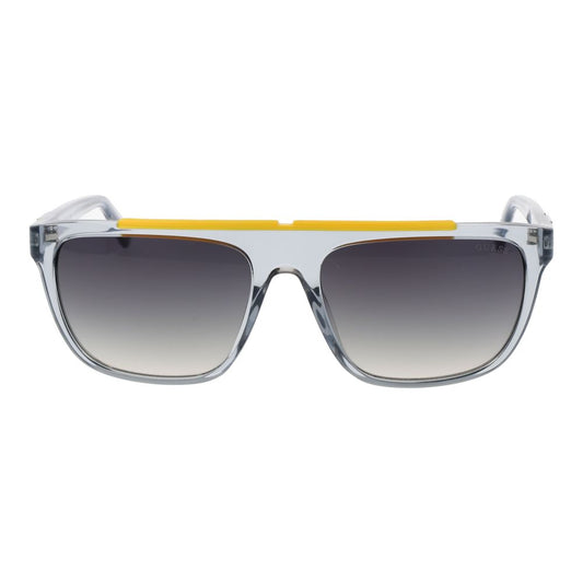 Guess Gray Stainless Steel Sunglasses