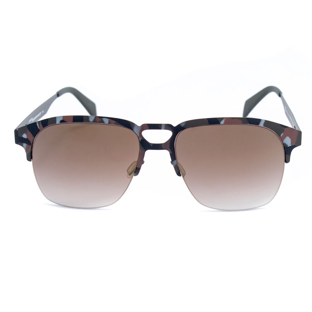 Italia Independent Gray Metal Sunglasses
