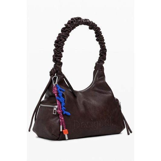 Desigual Brown Polyethylene Women Handbag