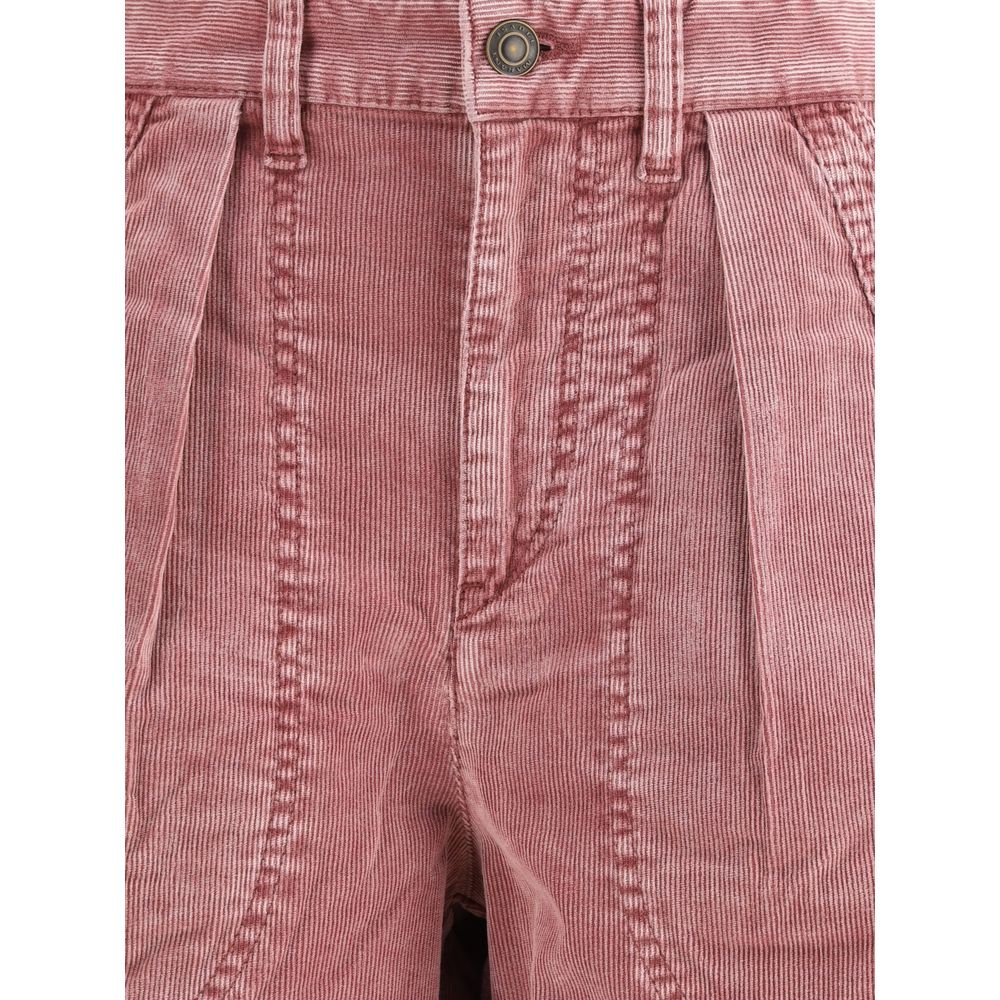 Marant Etoile Ribbed velvet Pants