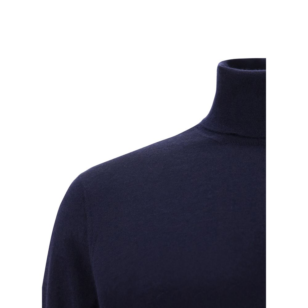 Brunello Cucinelli Blue Cashmere Sweater