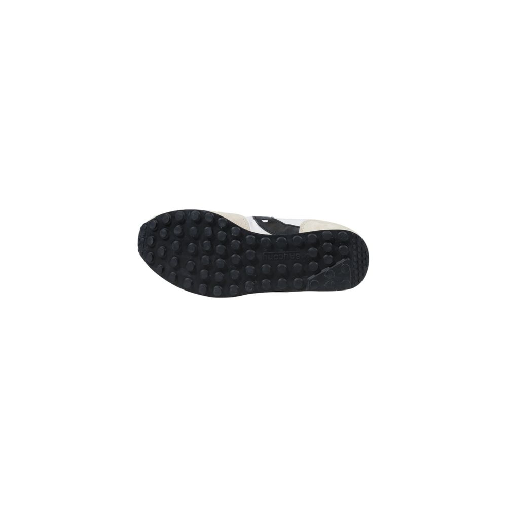 Saucony Black And White Leather Athletic Sneakers