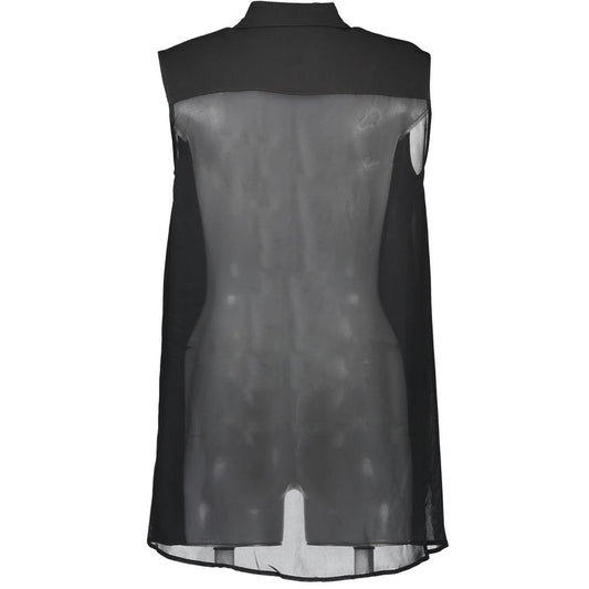 Love Moschino Black Viscose Women's Shirt
