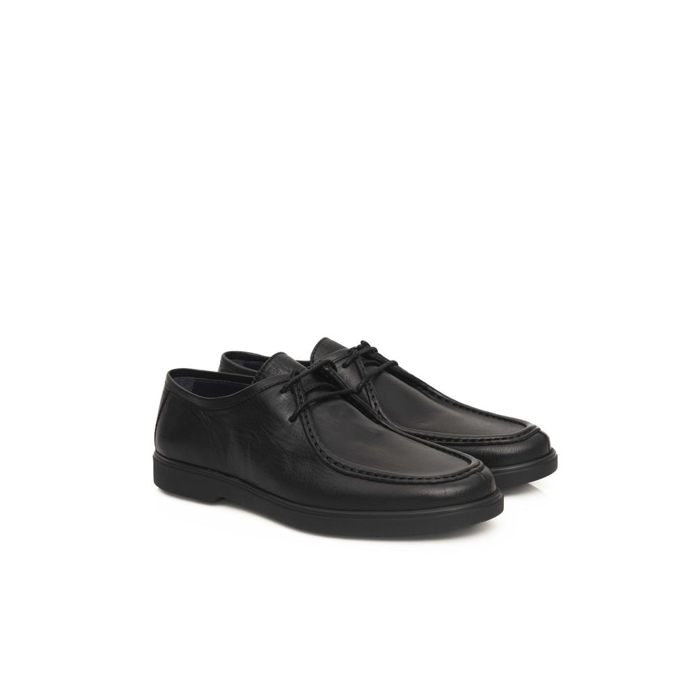 Cerruti 1881 Black Cowhide Men's Derby Shoe