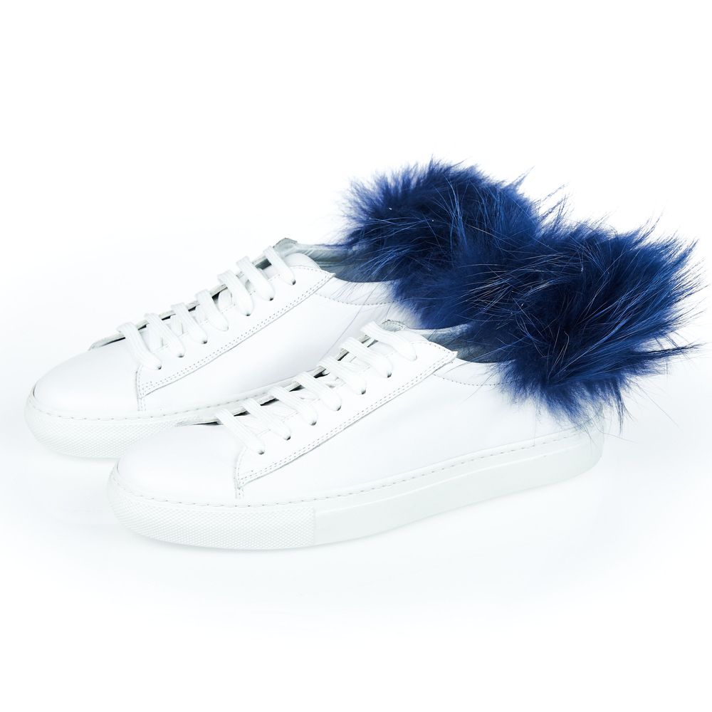 Mr&Mrs Italy White Leather Women Sneaker