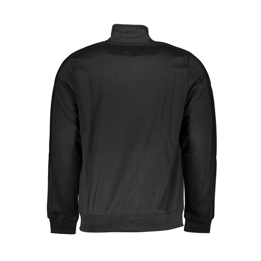 Gianmarco Venturi Black Polyester Men Sweatshirt