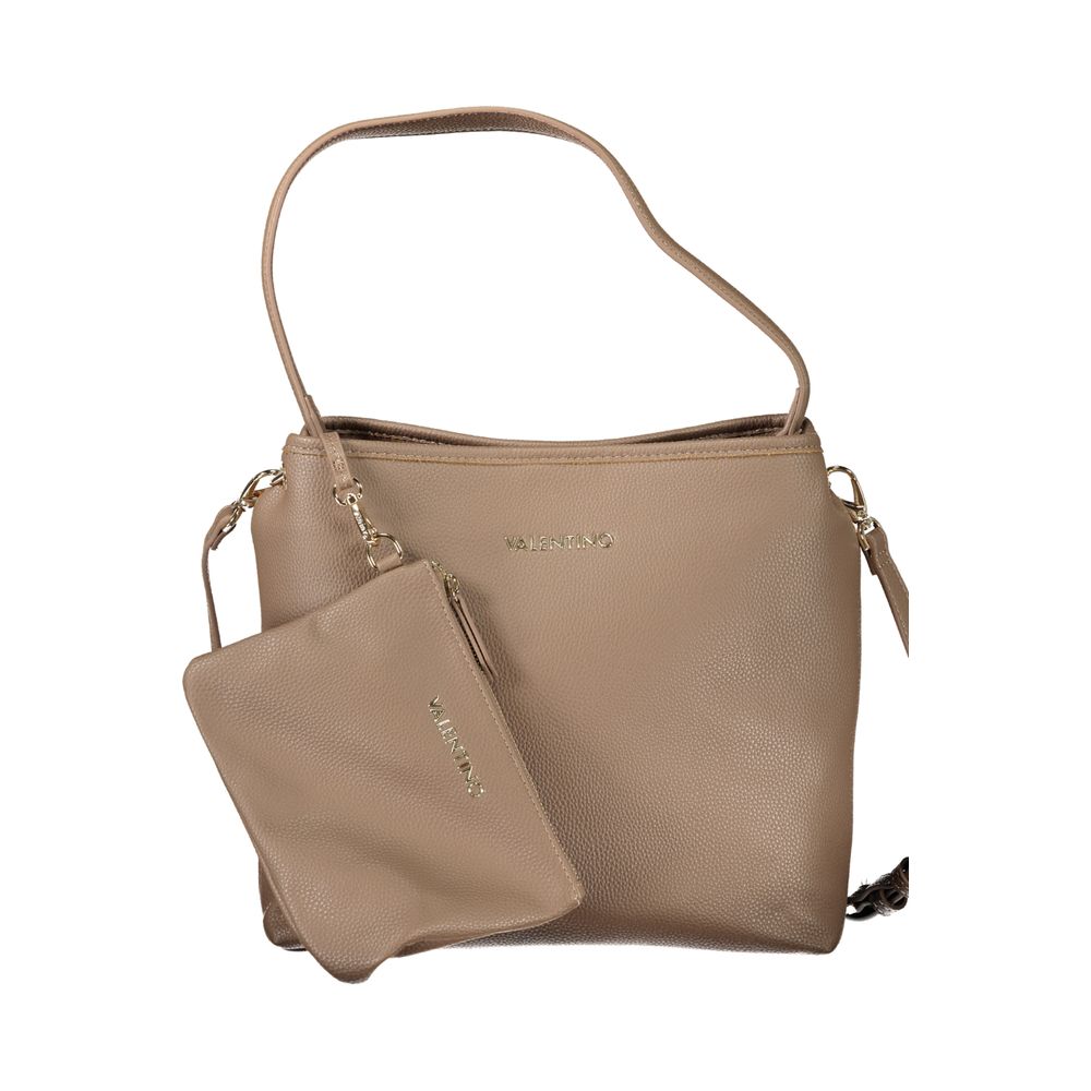 Valentino Brown Polyethylene Handbag