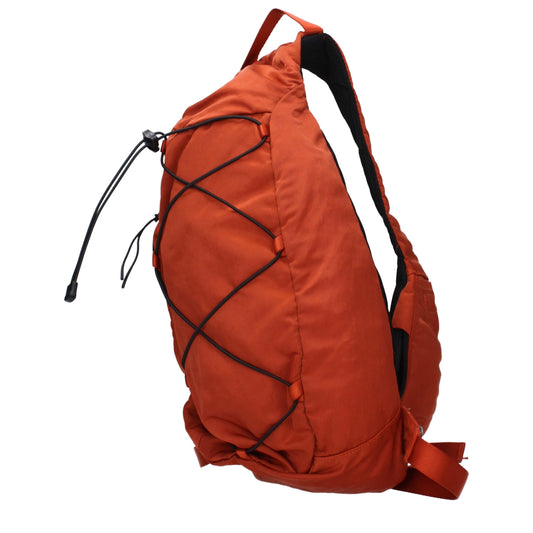 C.P. Company Orange Fabric Crossbody Bag