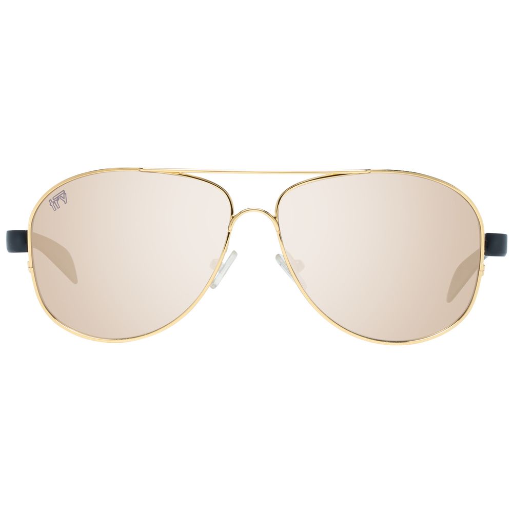 TRY COVER CHANGE Gold Metal Sunglasses