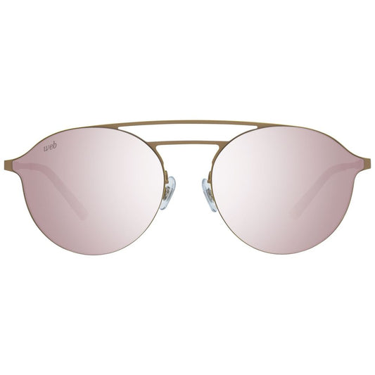 WEB EYEWEAR Brown Metal Sunglasses