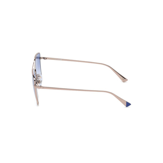 WEB EYEWEAR Gold Metal Sunglasses