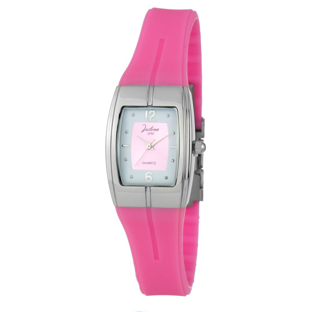 JUSTINA Multicolor Rubber Sport Watch