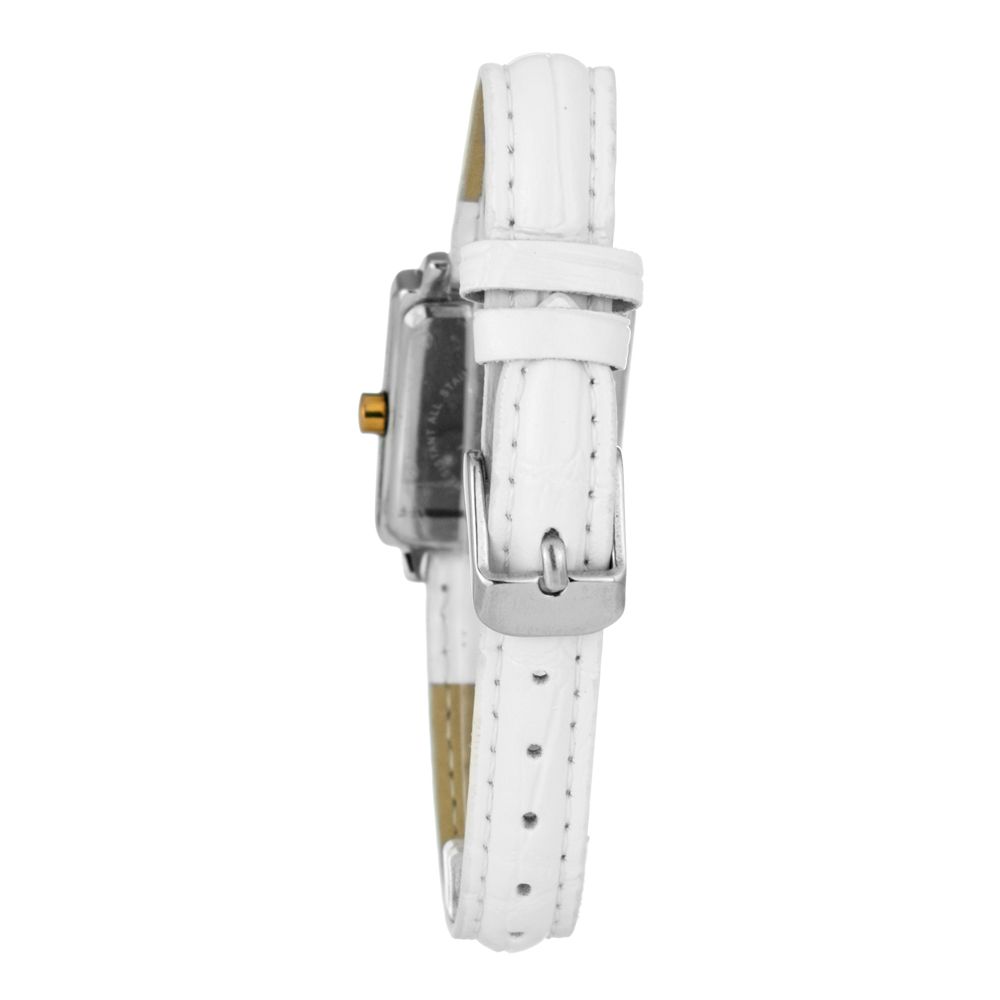 JUSTINA Multicolor Leather Dress Watch