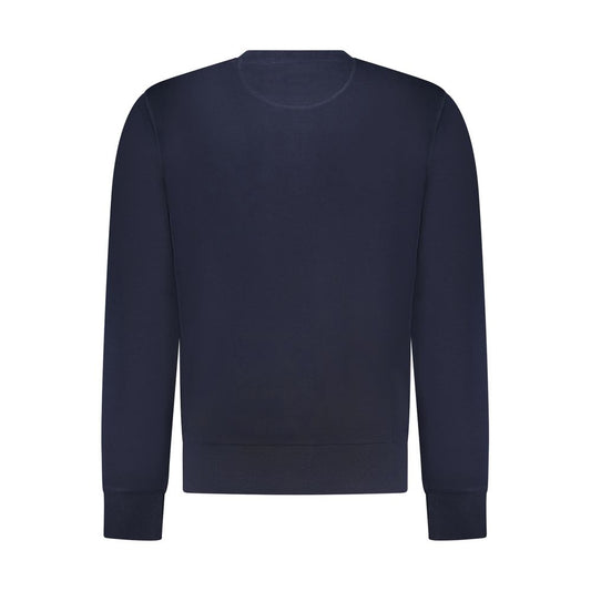 North Sails Blue Cotton Men Sweatshirt