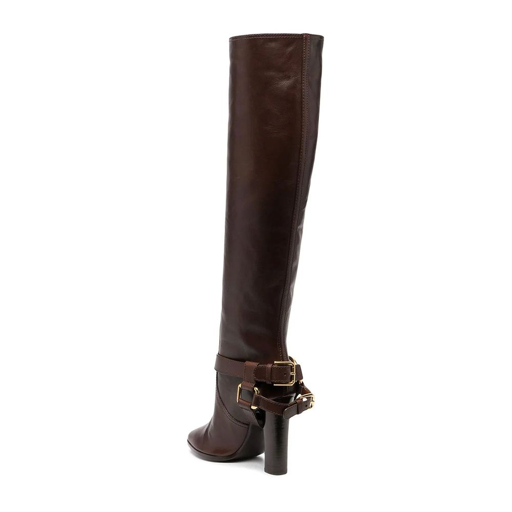 Dolce & Gabbana Brown Calfskin Boots