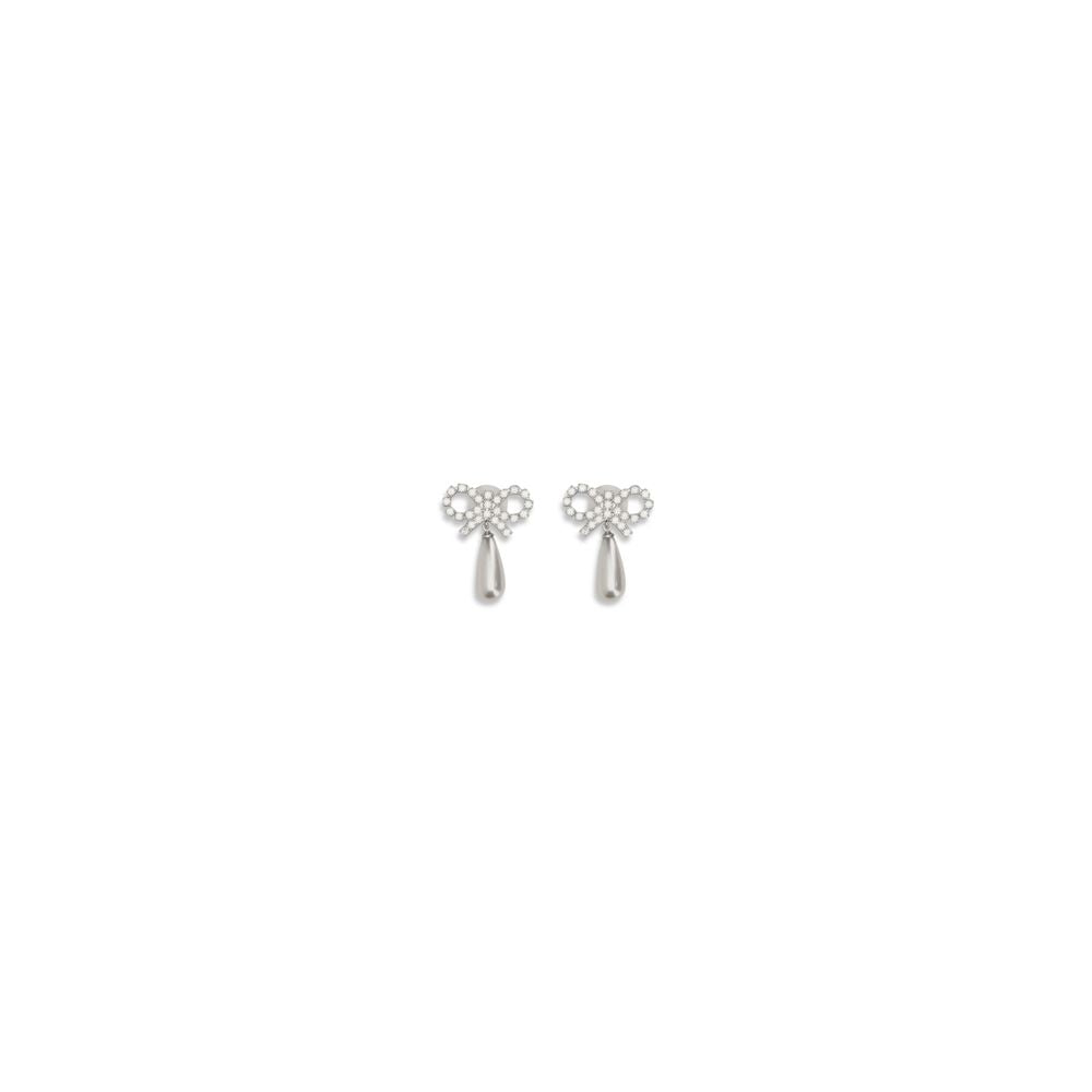 Self-Portrait Silver Brass Earrings