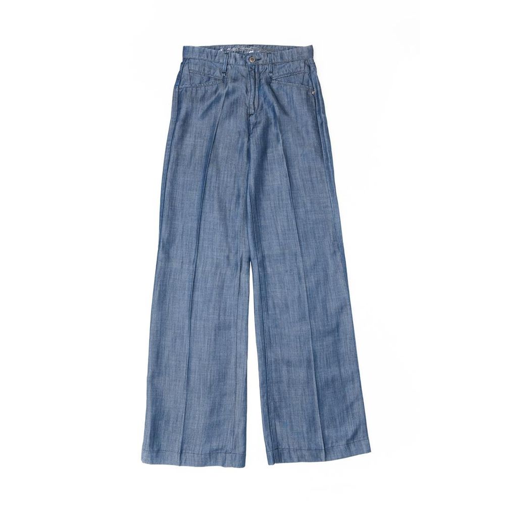 Gas Blue Glass Pants