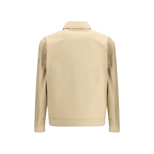 Moschino Beige Cotton Full-Length Jacket
