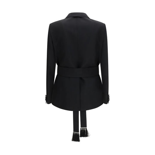 Valentino Garavani Black Wool Oves Aries Blazer