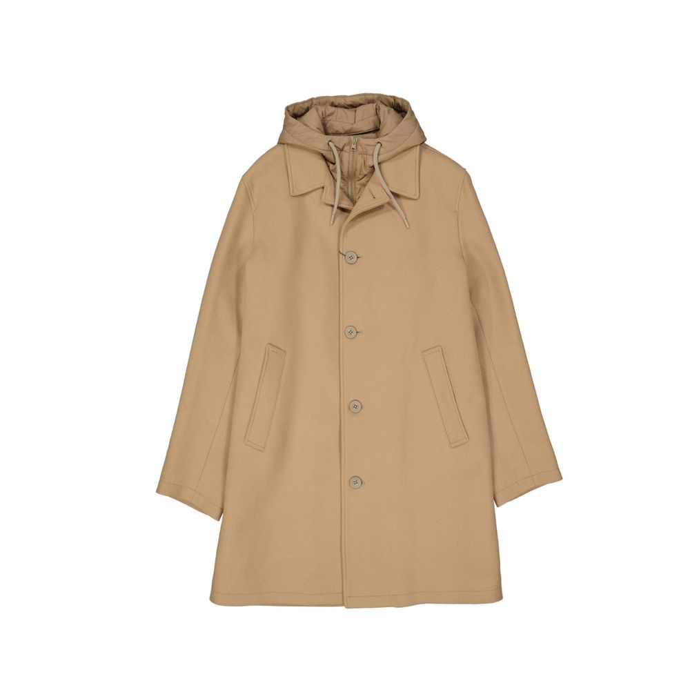 Herno Brown Polyamide Coat