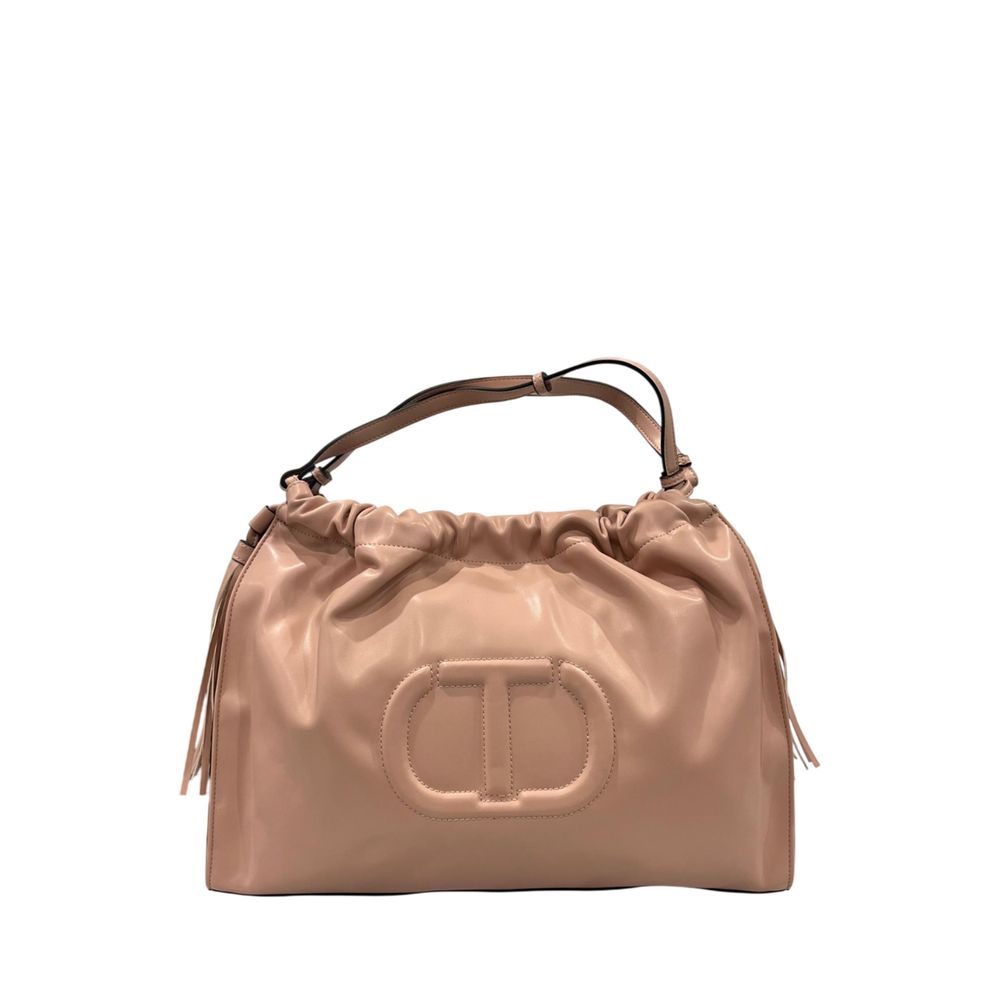 Twinset Pink Polyurethane Women Shoulder Bag