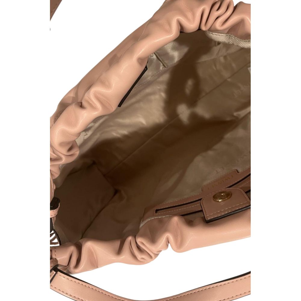 Twinset Pink Polyurethane Women Shoulder Bag