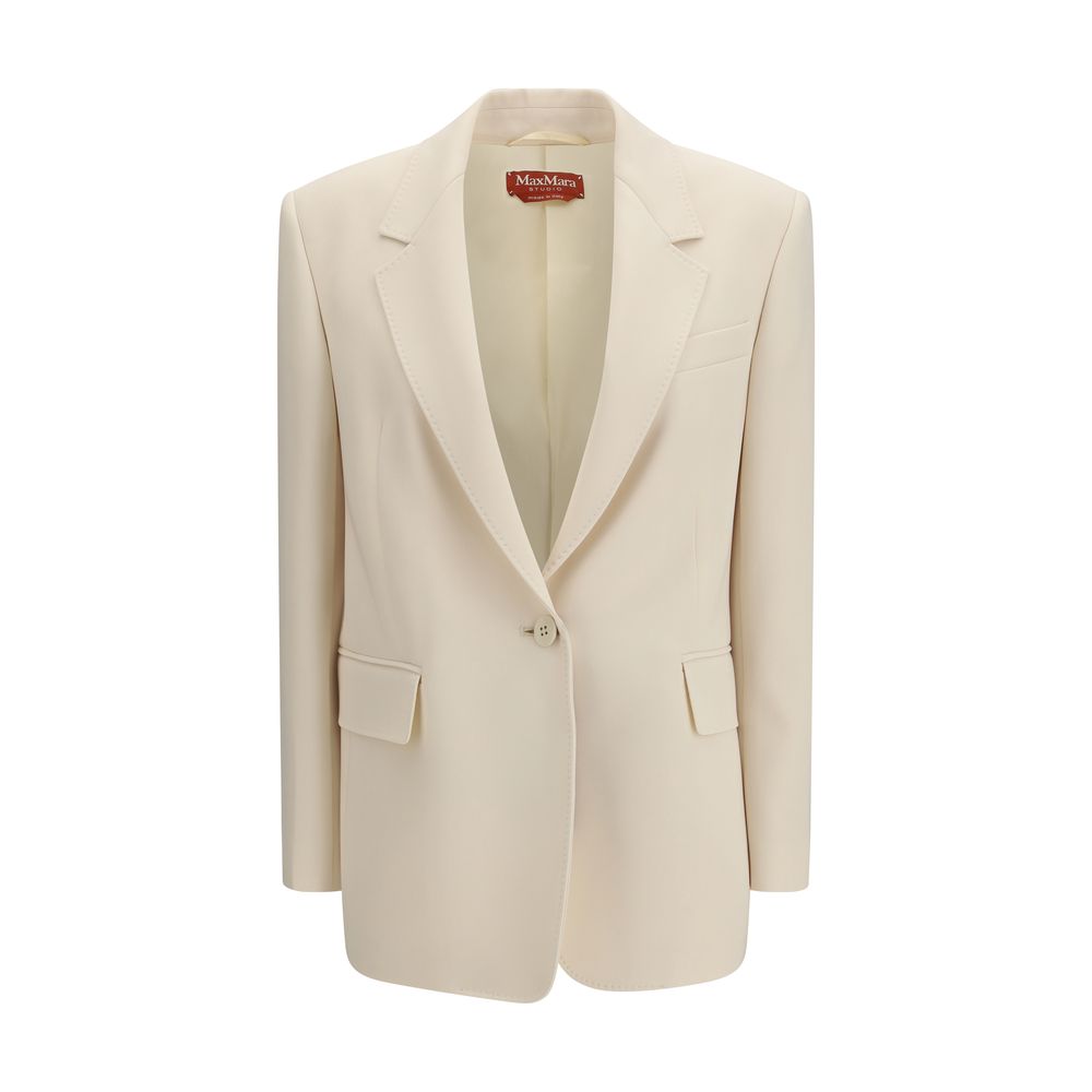 Max Mara Beige Triacetate Blazer