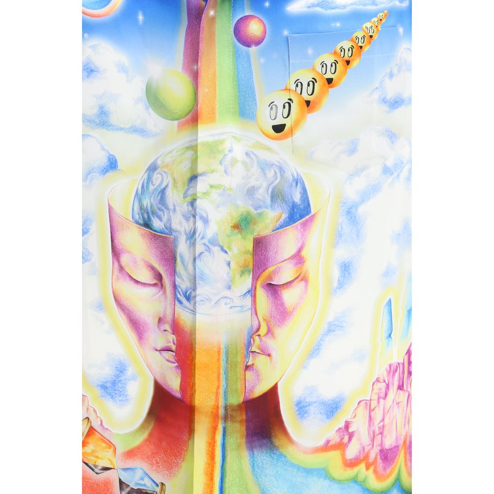 Casablanca Multicolor Silk Pattern Shirt