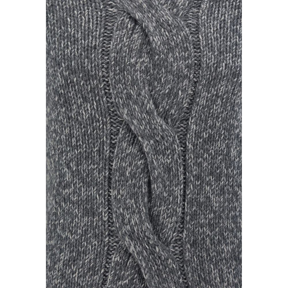 Brunello Cucinelli Gray Cashmere Sweater