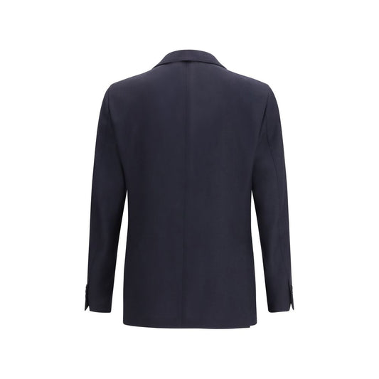 Lardini Blue Wool Blazer