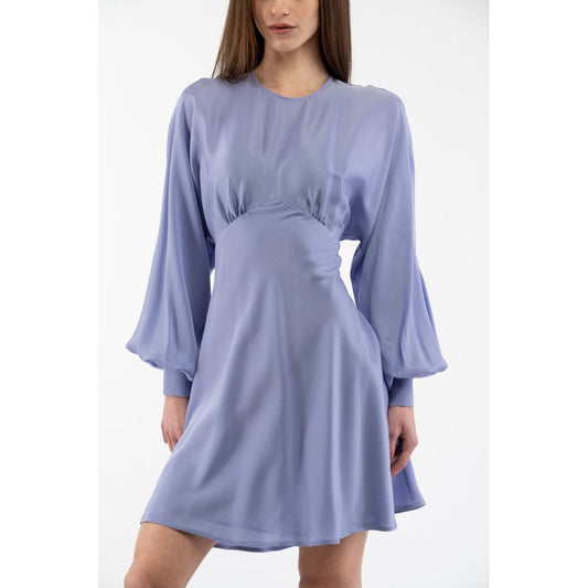 Moschino Purple Marabou Casual Dress